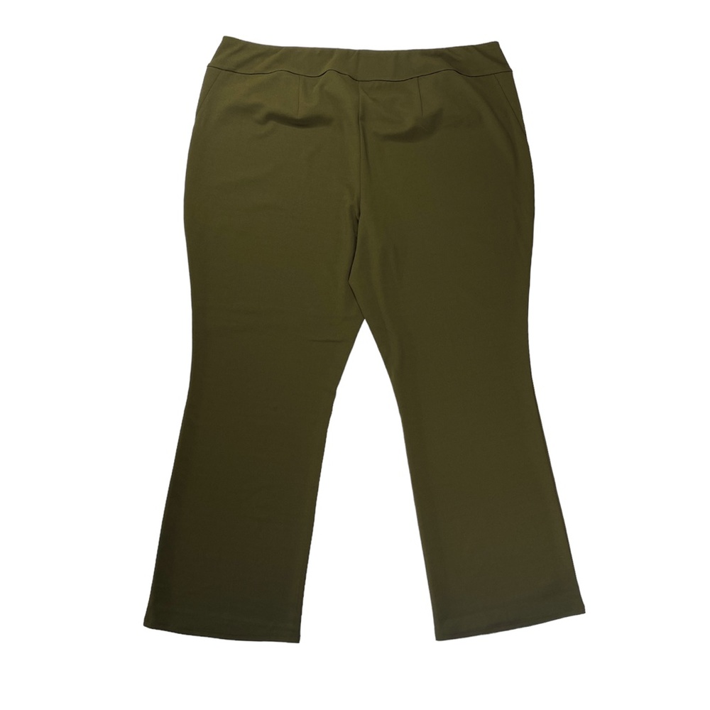 Linea by Louis Dell'Olio Pull On Knit Pants Green 3X - Picture 3 of 9